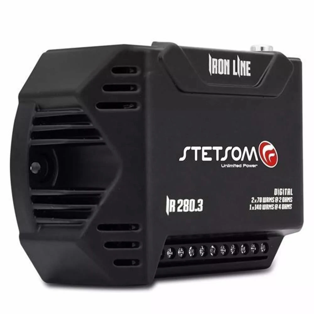 Módulo de Som Mono 1x140W RMS e Estéreo 2X70W RMS 24 OHMS - STETSOM 203650