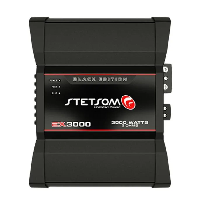 Módulo de Som Mono Ex3000 Black 1x3000w 2 Ohms - STETSOM 205620