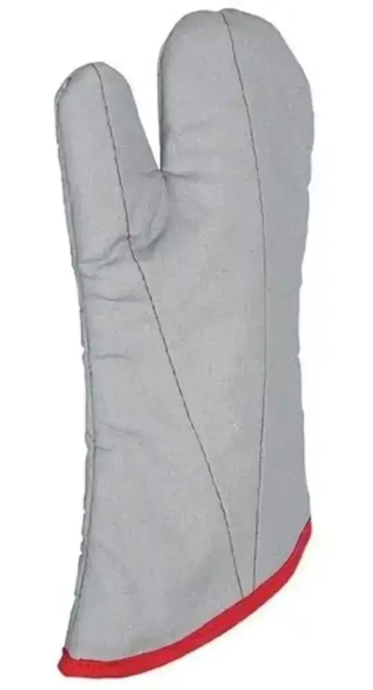 Luva Térmica Metalizada Forno Fogão Cozinha Cano Longo 33cm