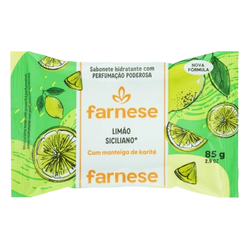 Sabonete Barra Hidratante Erva Doce Farnese Flow Pack 85g