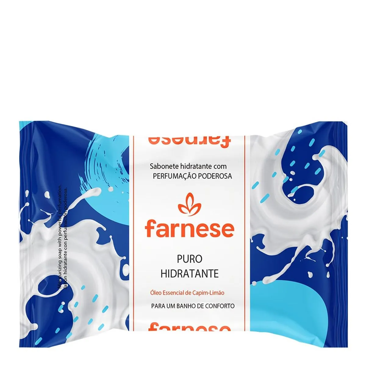 Sabonete Barra Puro Hidratante Farnese Flow Pack 180g