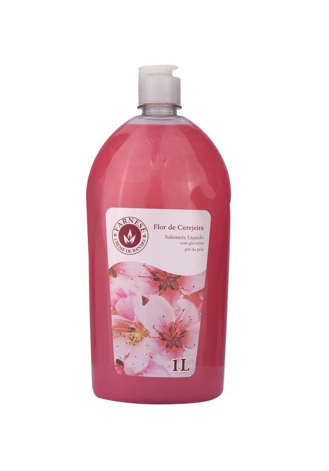Sabonete Líquido Flor De Cerejeira Farnese Frasco 1l