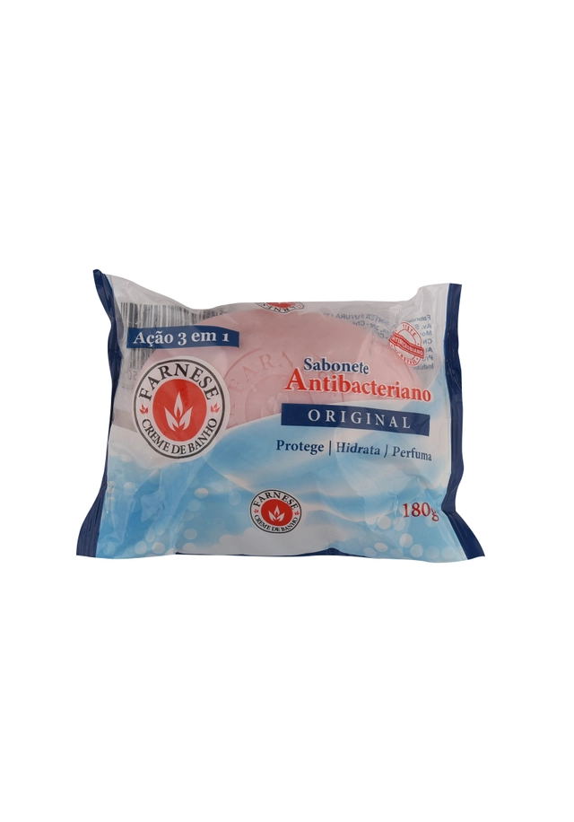 Sabonete Barra Antibacteriano Original Farnese Flow Pack 180g