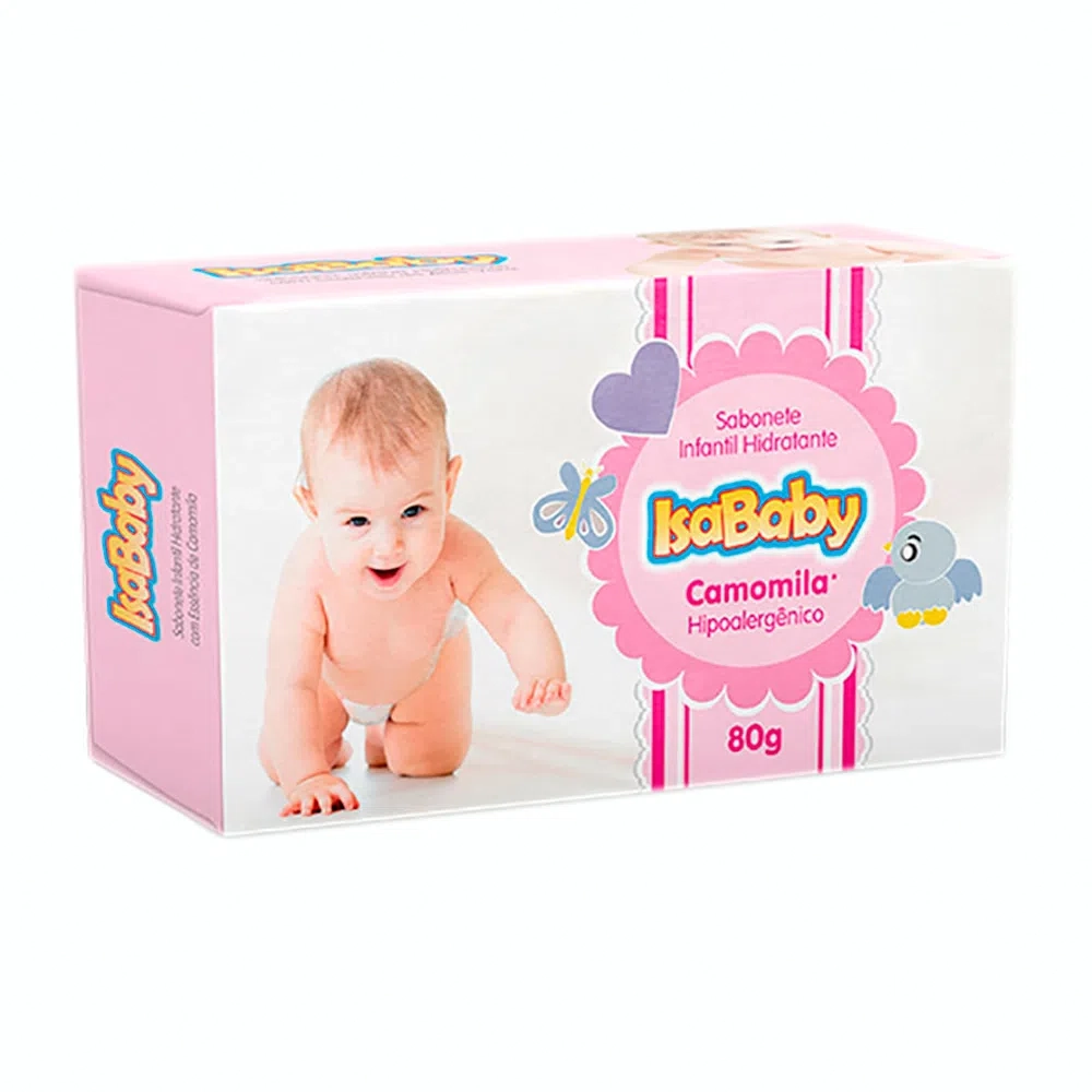 Sabonete.isaboneteaby Hidratante.90gr Camomila