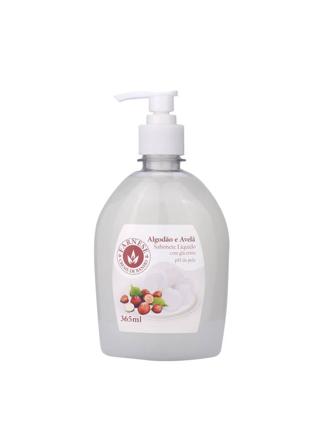 Sabonete Líquido Algodão E Avelã Farnese Frasco 365ml
