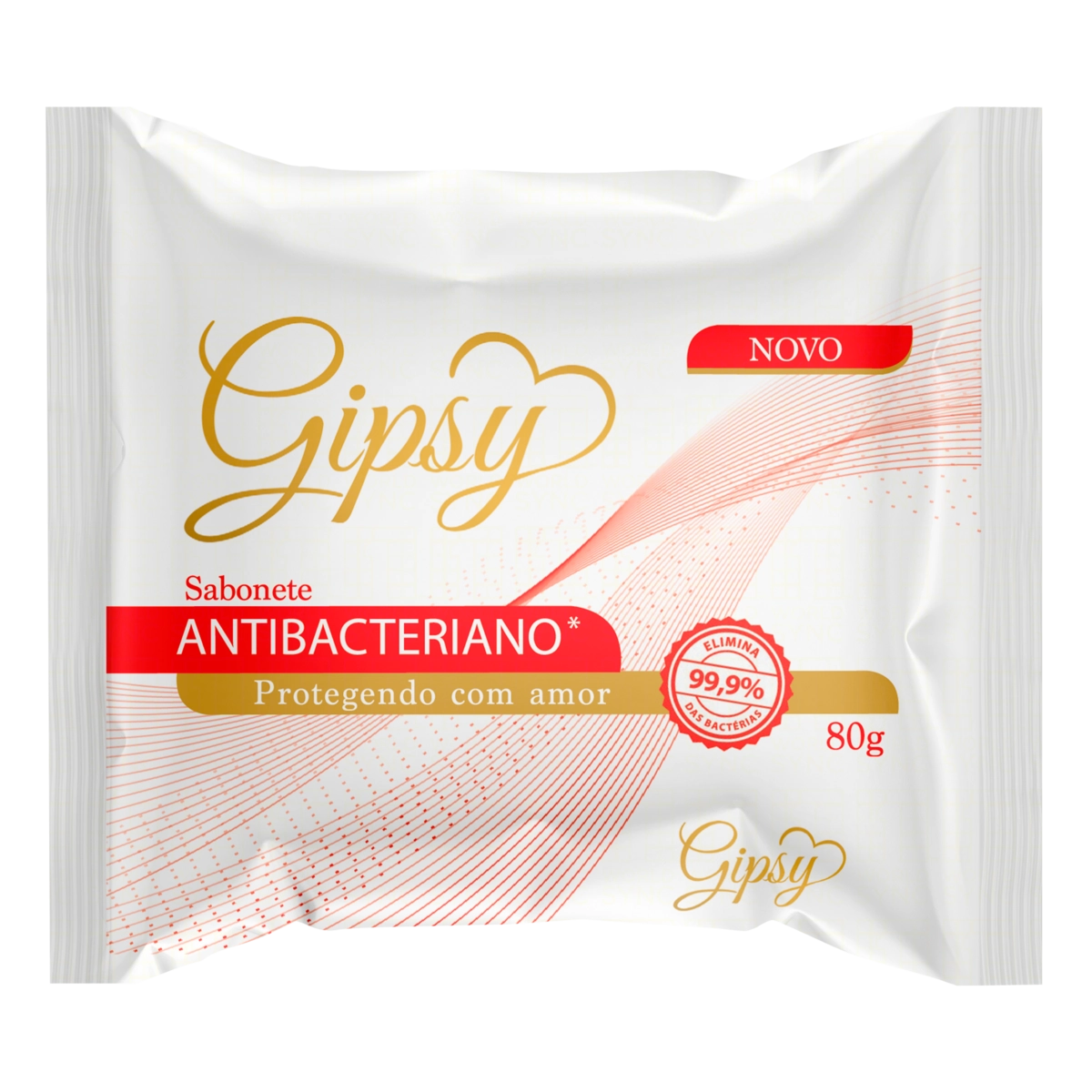 Sabonete Barra Antibacteriano Gipsy Flow Pack 80g