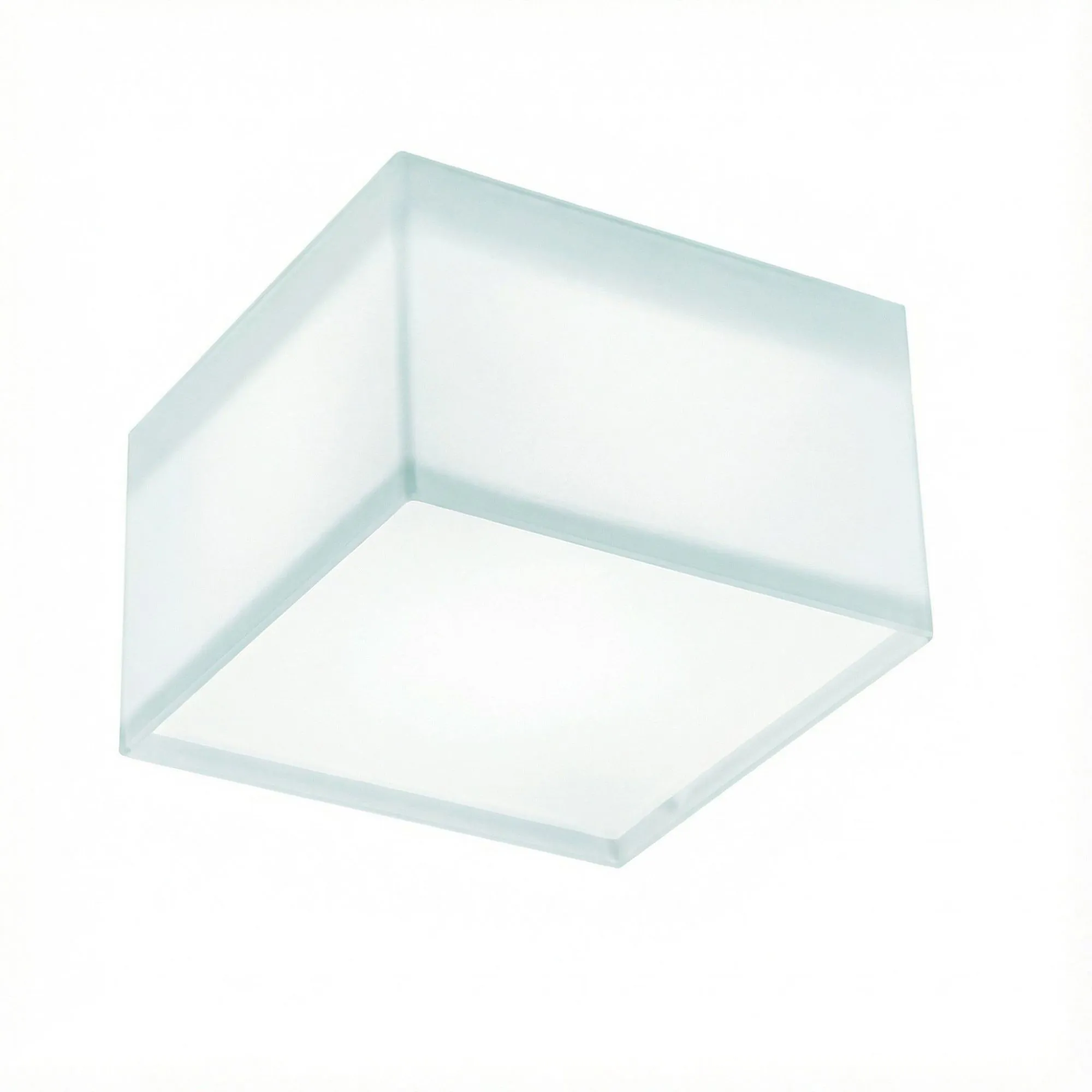 Plafon White Led Acrílico Quadr. 1x10w 220v 6400k 12 4x12 4cm