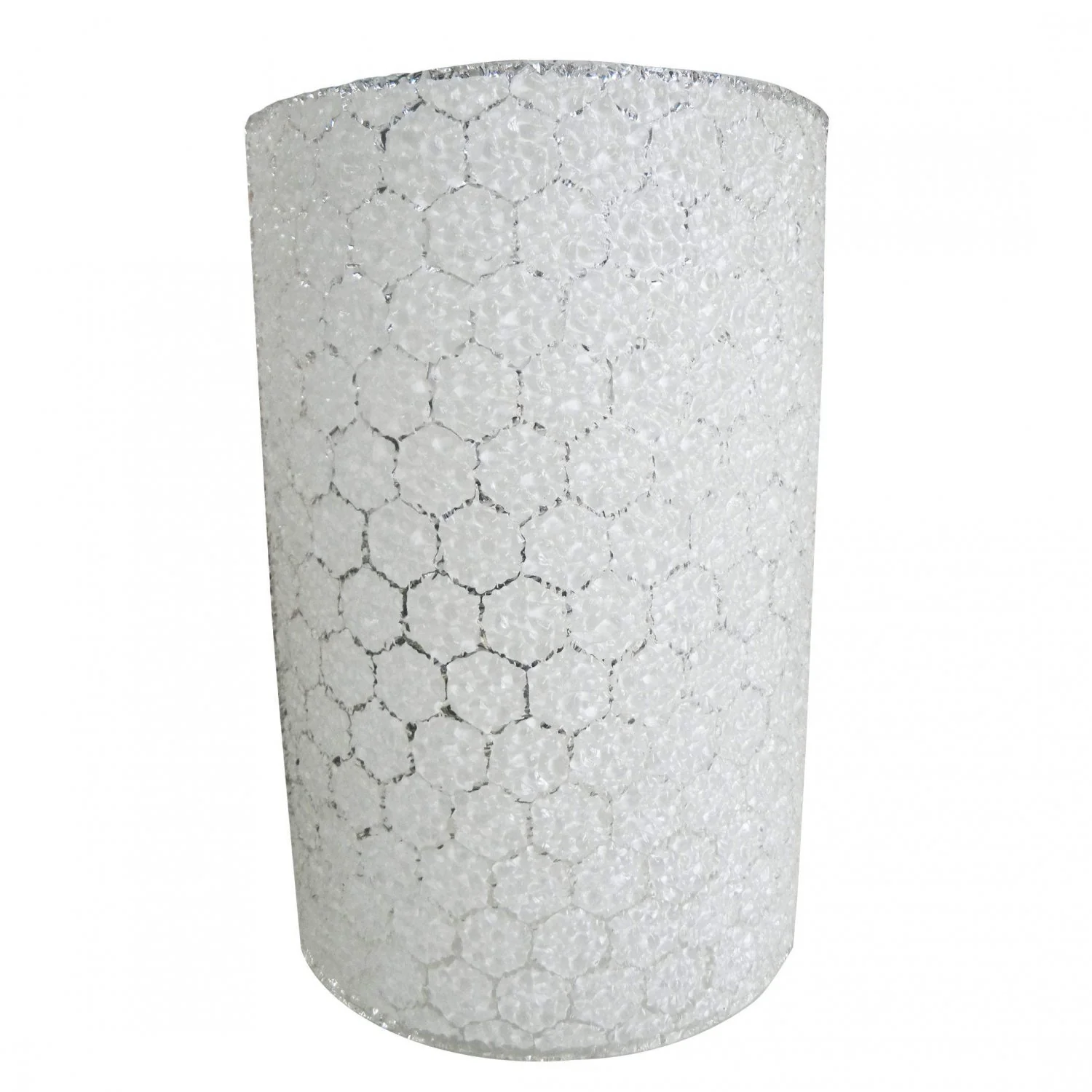 Arandela Para 1 Lâmpada 14cmx22cm Colmeia Bronzearte Branco