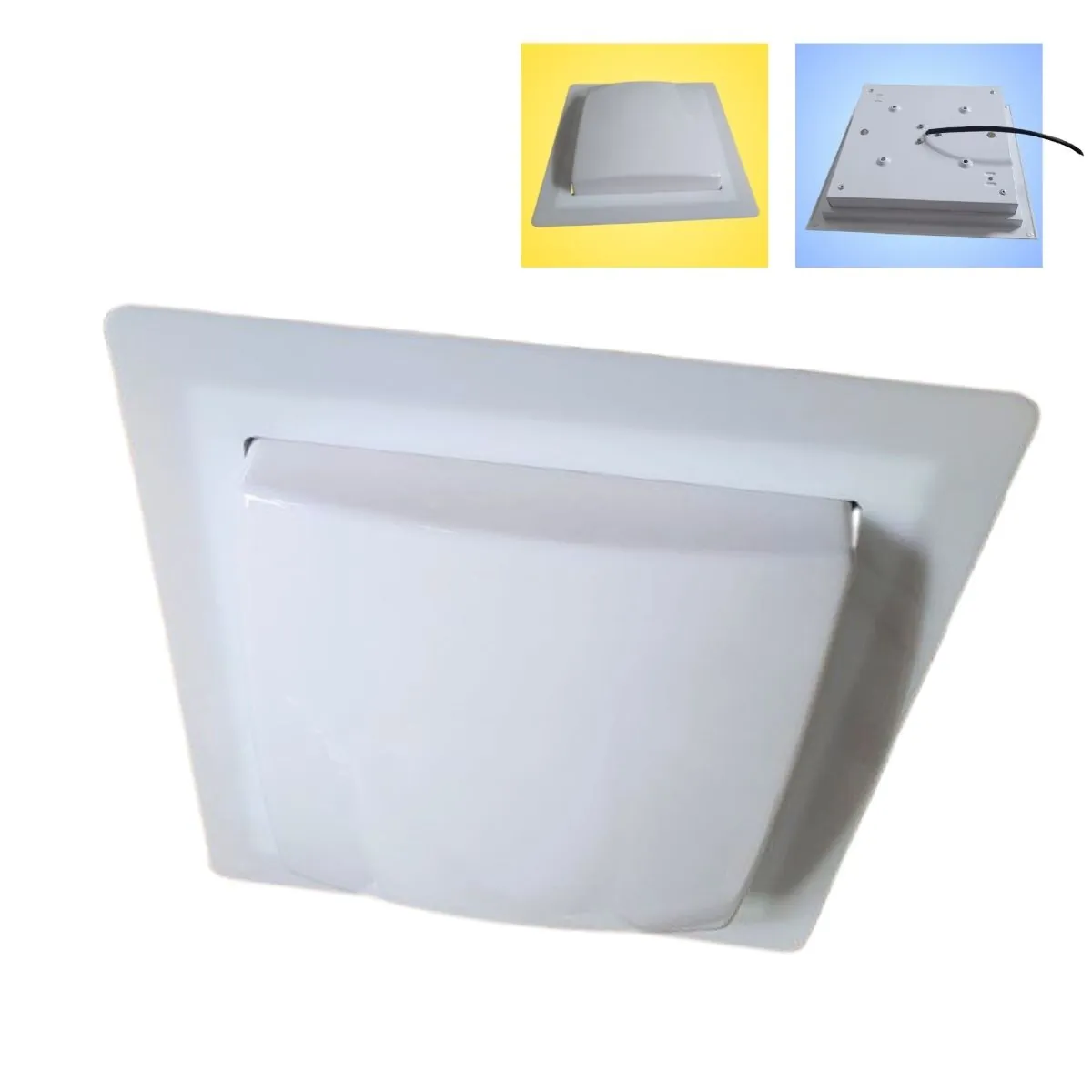 Plafon Infinity Led 20w 6.400k 127v 28x28cm Aro Branco - 110v