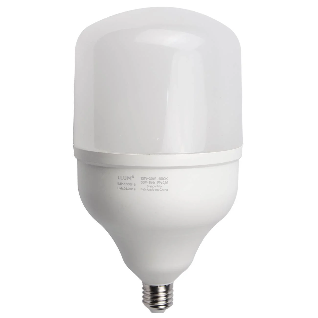 Lâmpada Led Bulbo High Llum 50w Luz Branca 6500k Bivolt
