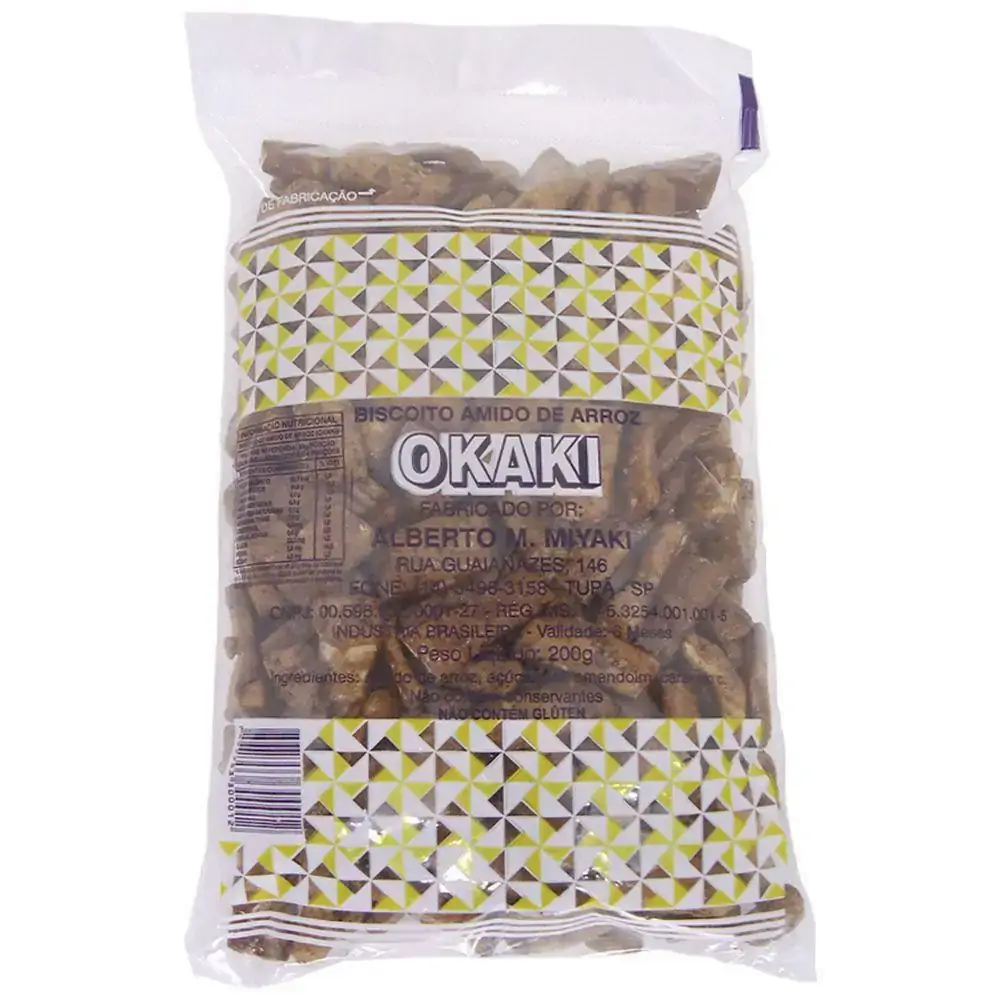 Biscoito Okaki Tupa Esp/amendoim