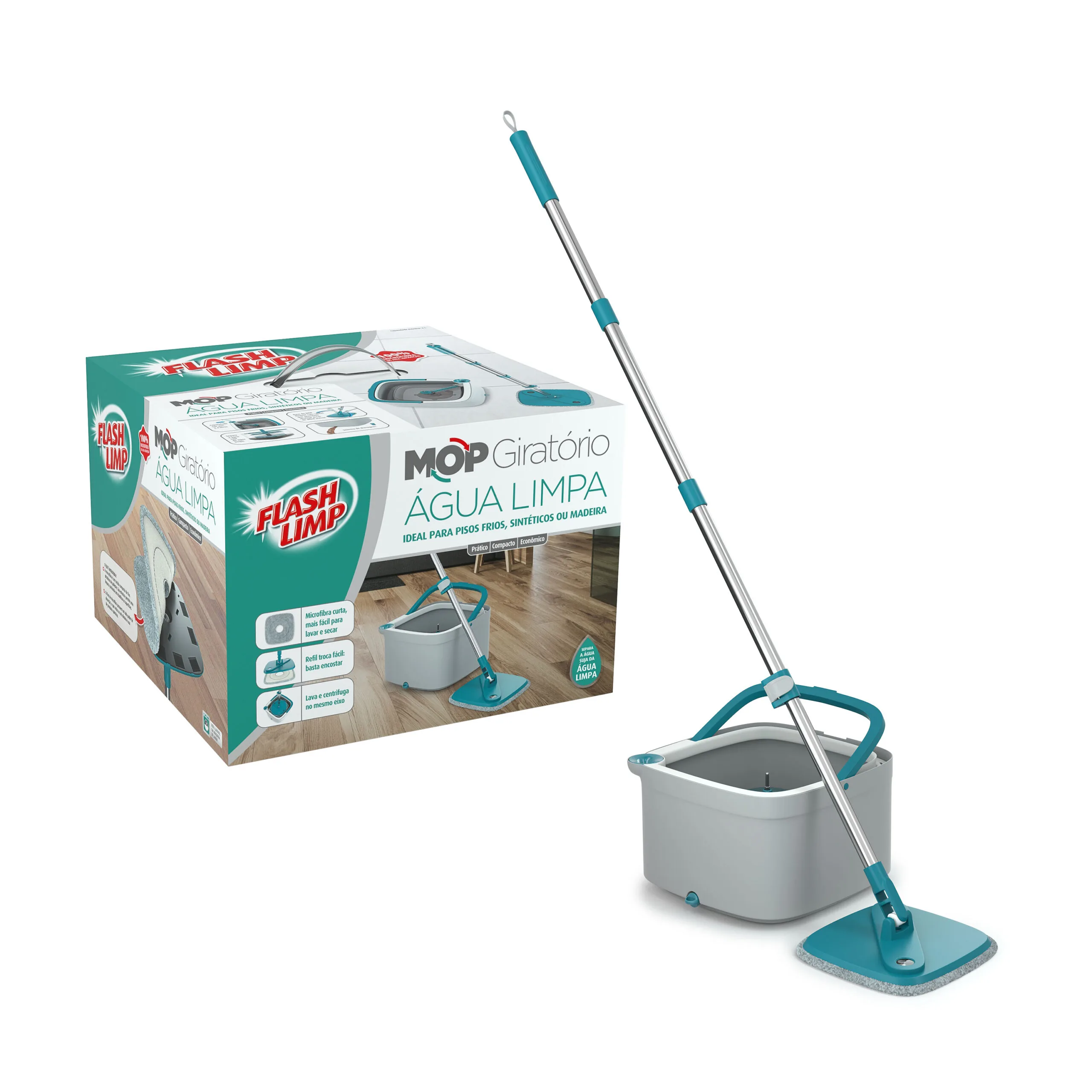 Mop Giratorio Agua Limpa Flashlimp