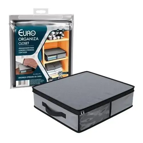 Organizador Para Lencois E Fronhas Com Visor Euro ORG0778
