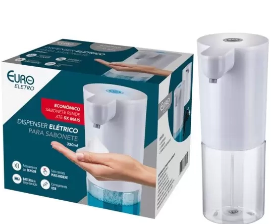 Dispenser P/sabonete Euro Eletro Eletrico