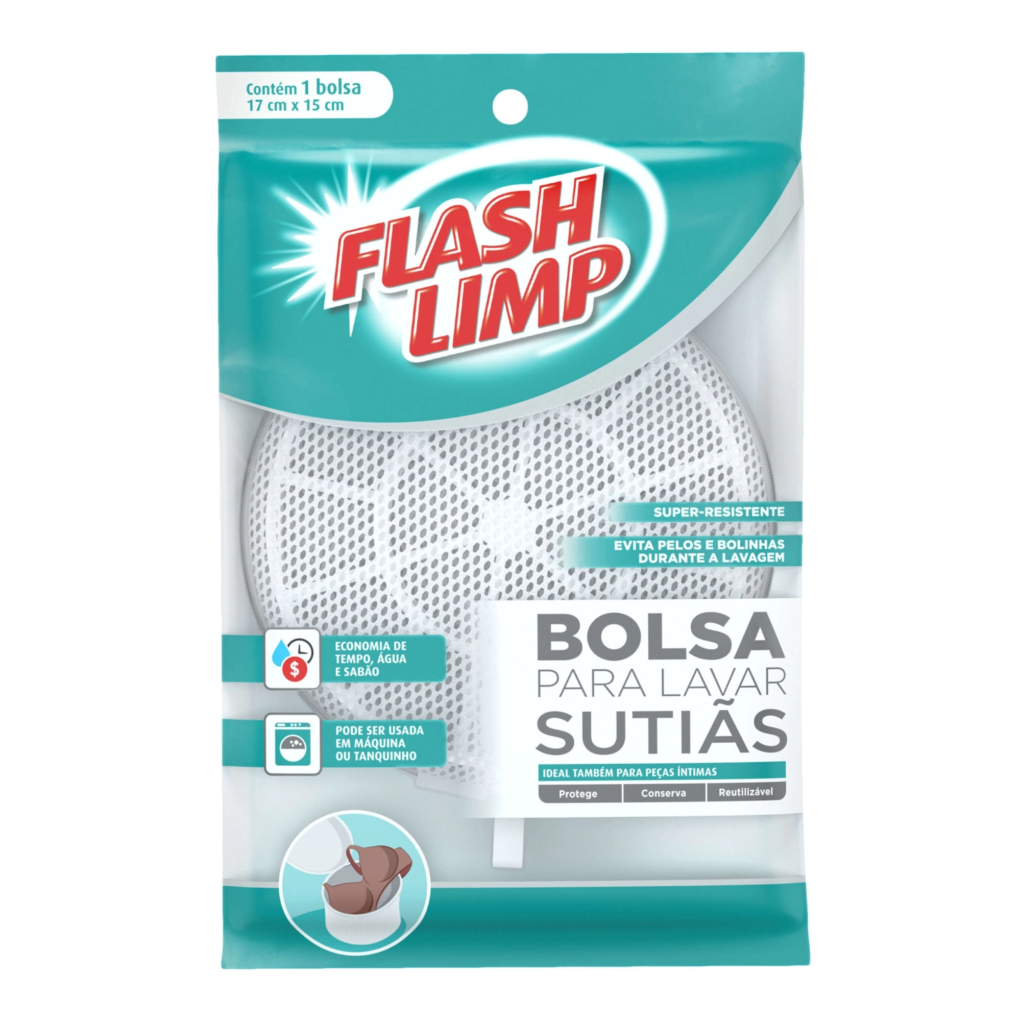 Bolsa para Lavar Sutiãs FlashLimp LAV7689
