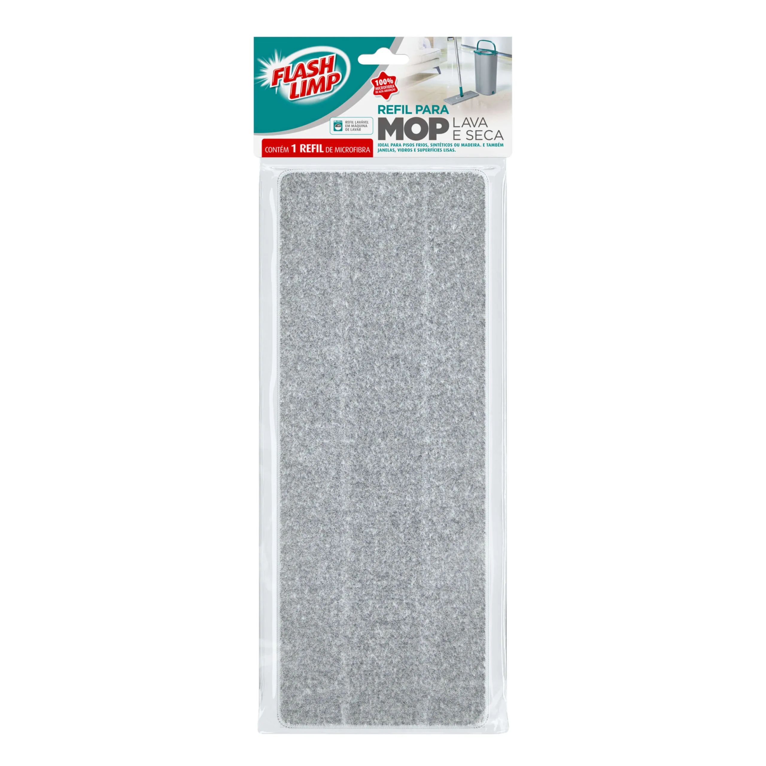 Refil Para Mop Lava E Seca Flashlimp