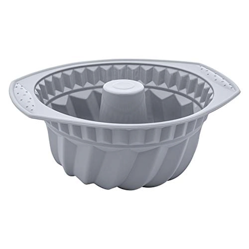 Forma Para Bolo De Silicone Cinza Euro Home