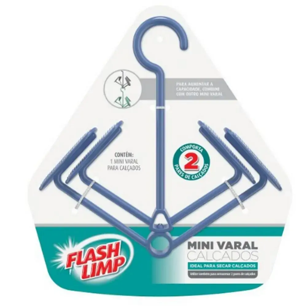 Mini Varal Para Calcados 2 Pares