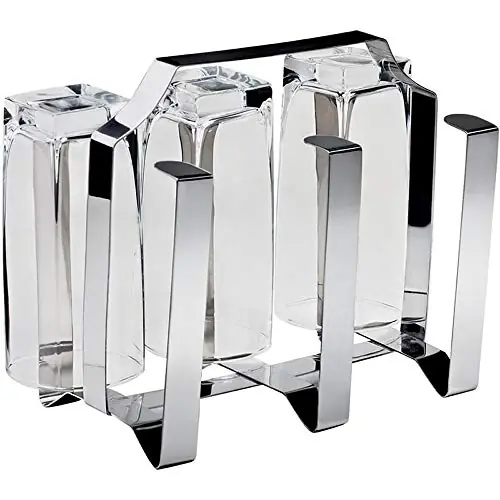 Suporte Euro Home P/copos Inox C/06 Lugares Ref.5071 Un