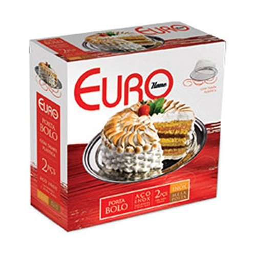 Porta Bolo Euro Aço Inox