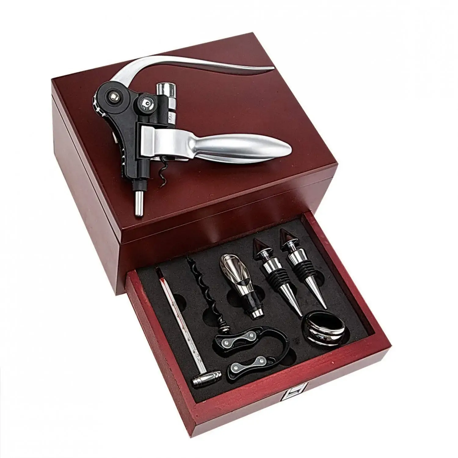 Conjunto Para Vinho Profissional 8 Peças Euro Home