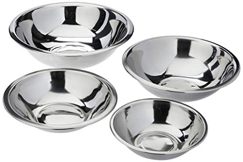 Conjunto De Tigelas Euro Home Rasas Inox In9024 C/ 4 Peças