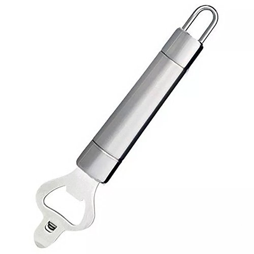 Abridor Euro Home 2 Em 1 P/ Garrafa E Furador De Lata 40623 B Inox