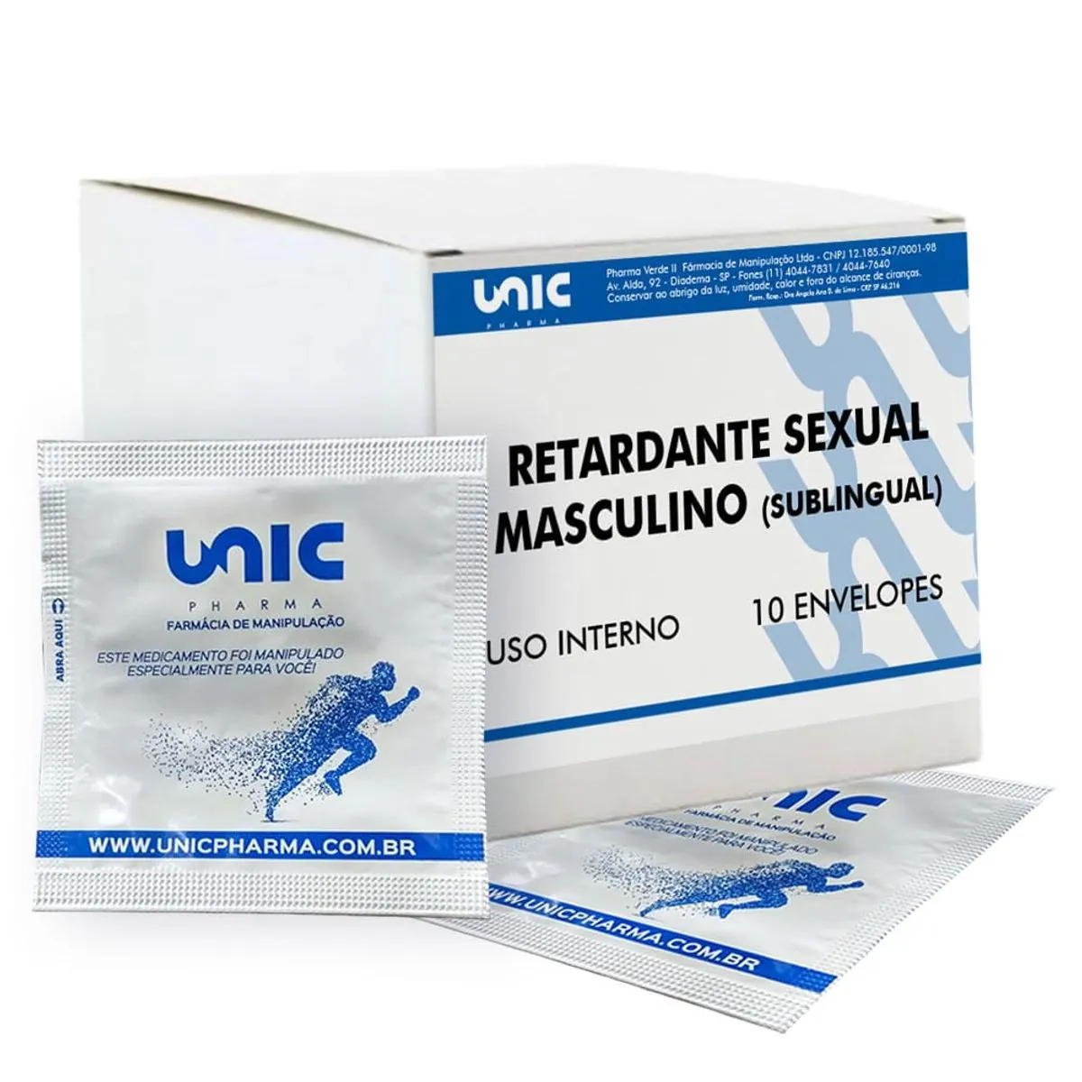 Retardante Sexual Masculino (Sublingual) 10 Envelopes
