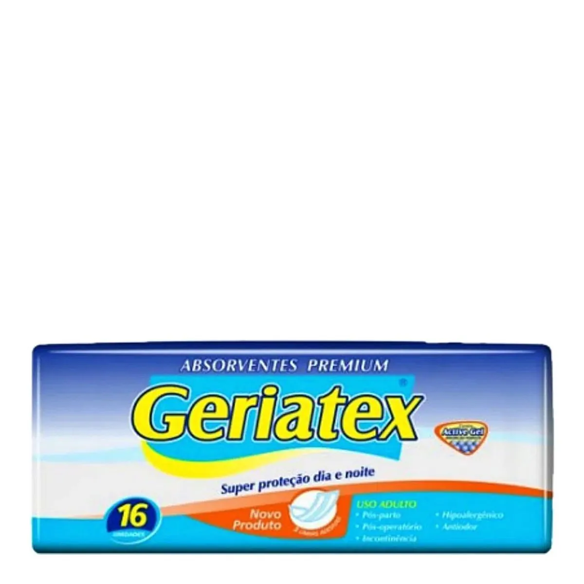 Absorvente Premium Geriatex - 16 Unidades