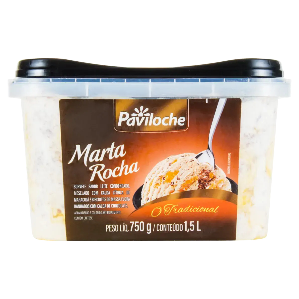 Sorvete Marta Rocha Paviloche Pote 1,5l