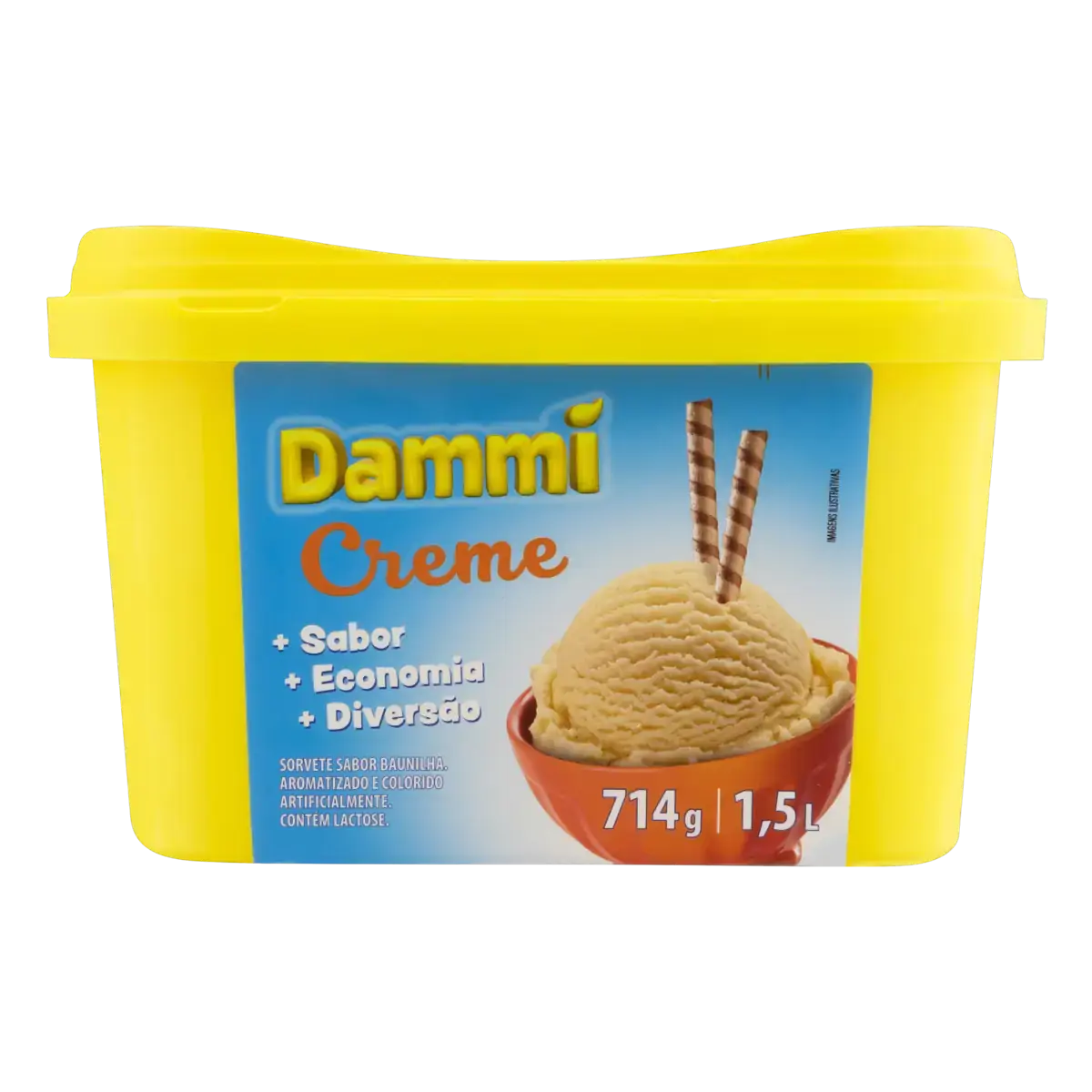 Sorvete Creme Dammi Pote 1,5l