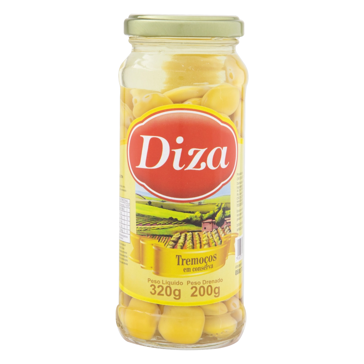 Tremoço Em Conserva Diza Vidro 200g