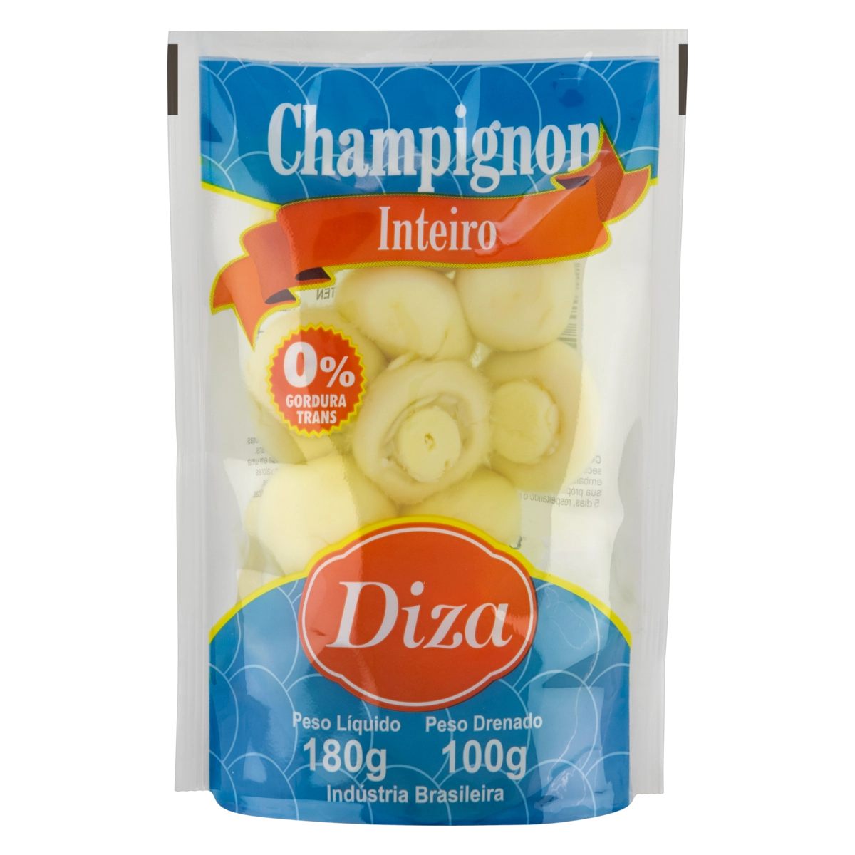 Cogumelo Champignon Em Conserva Inteiro Diza Sachê 100g