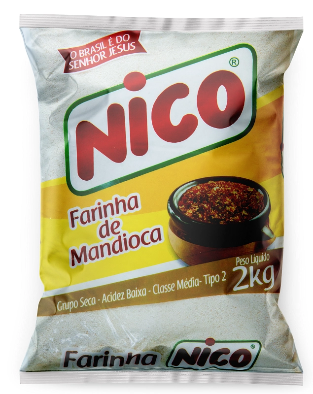 Farinha Mandioca Nico 2kg