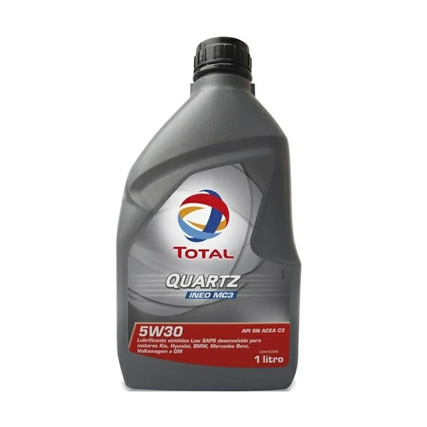 Óleo de Motor 5W30 SN Quartz Ineo MC3 Sintético 1 Litro - TOTAL LUBRIFICANTES 219553