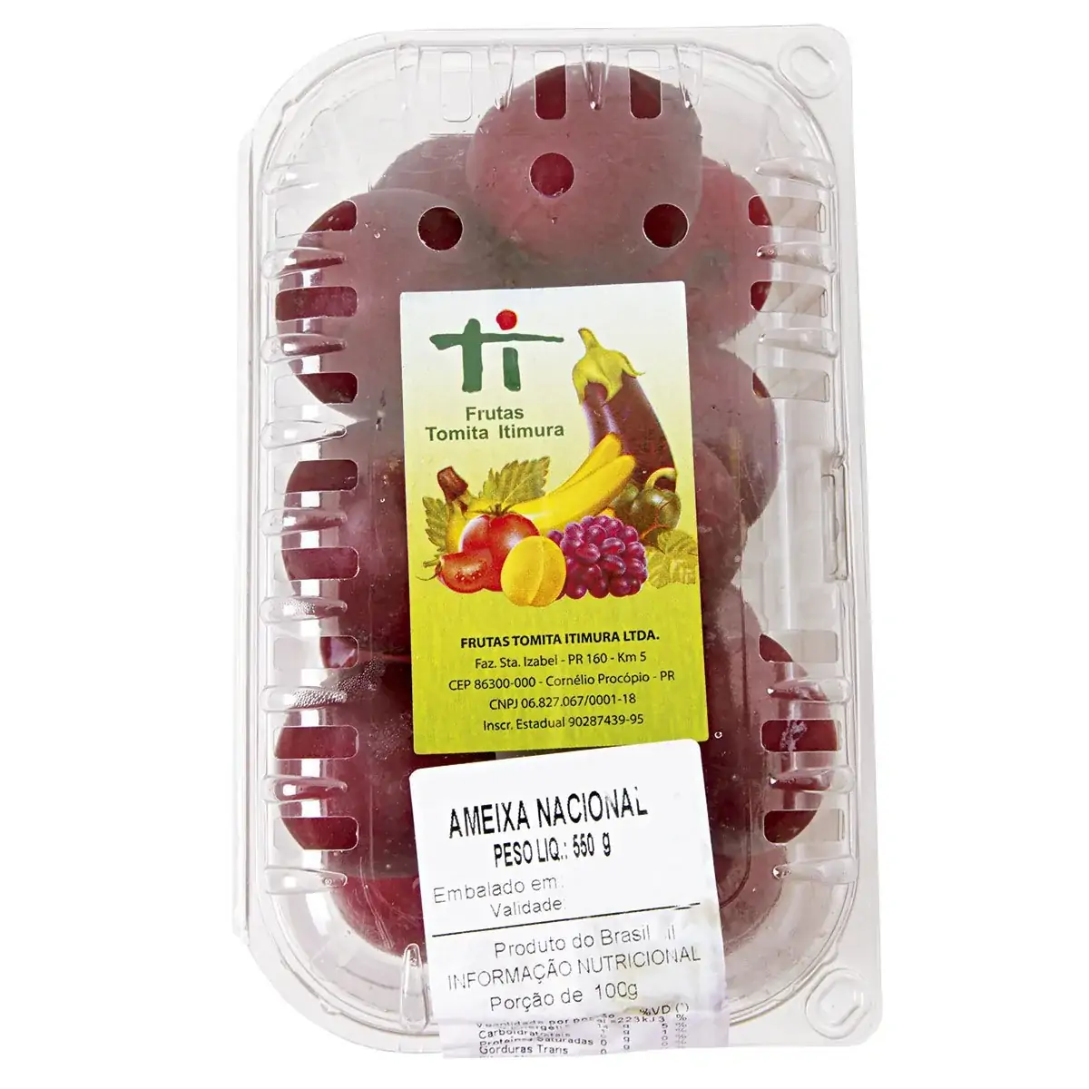 Ameixa Nacional Bandeja 500g