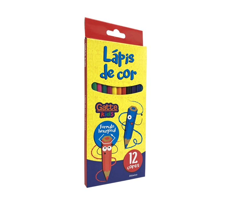Lapis De Cor Gatte Kids C/12 Cores 10001