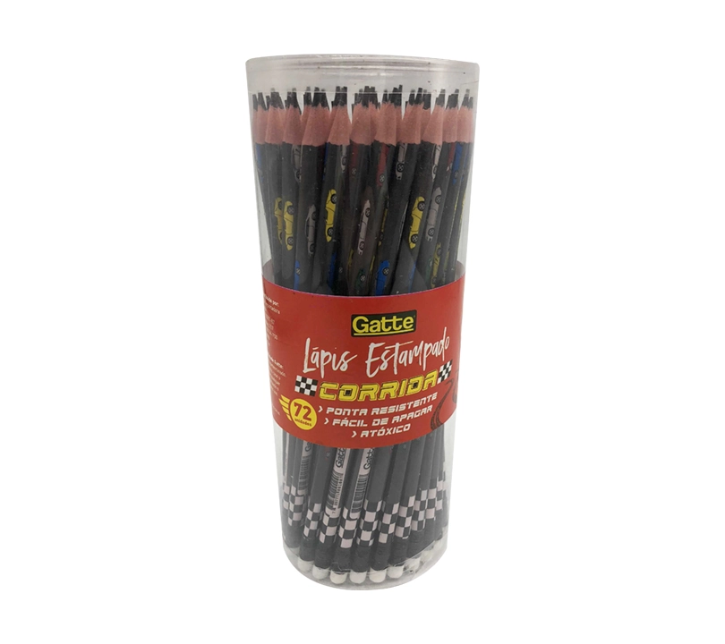 Lapis Grafite Red C/ Borr Corrida Cx C/ 72 Gatte