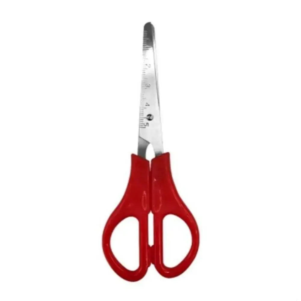 Tesoura Escolar S/ Ponta Inox Cabo Colorido