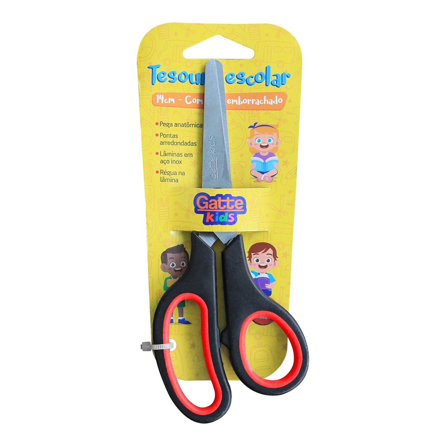 Tesoura Escolar Gatte