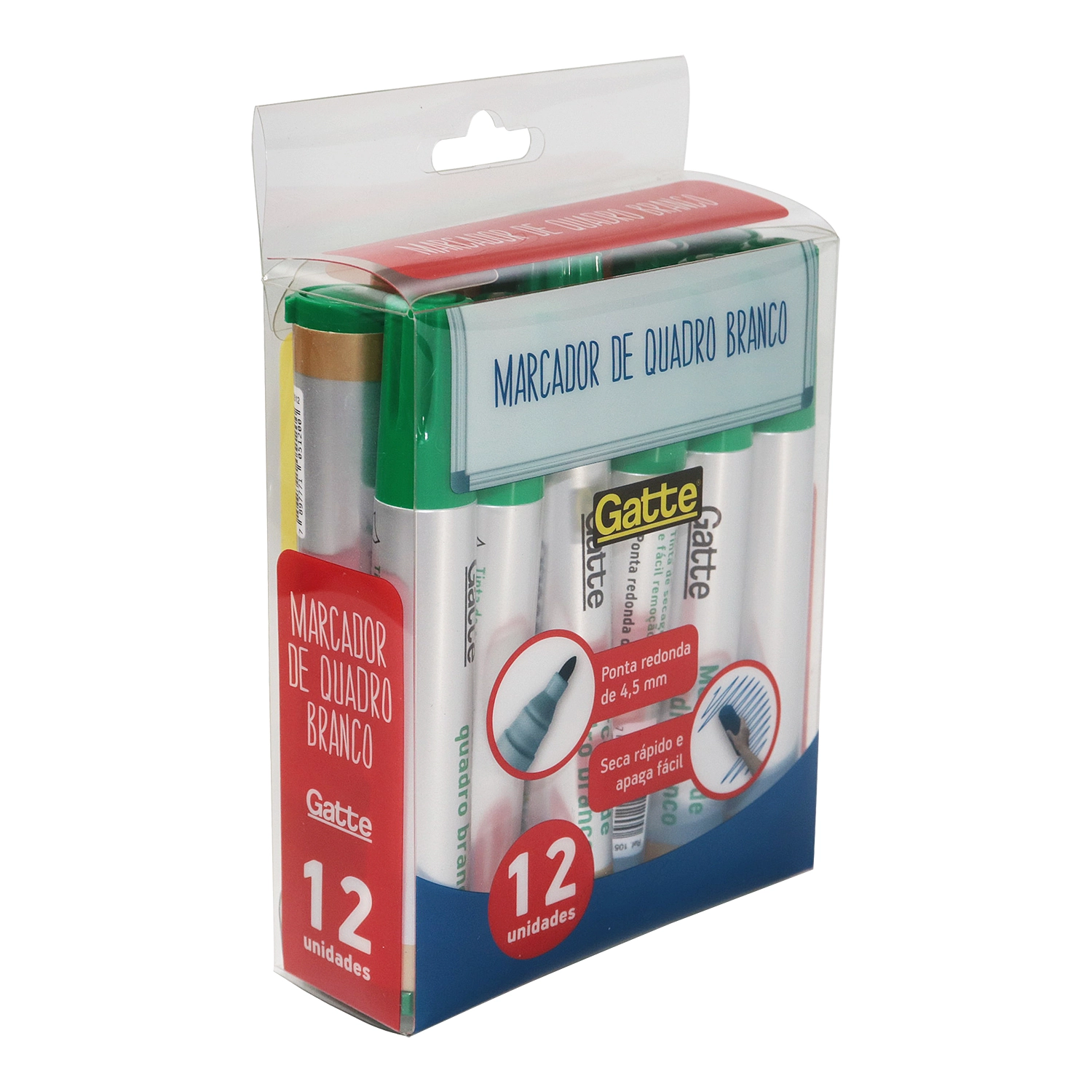 Marcador Quadro Branco Verde 10512 Make
