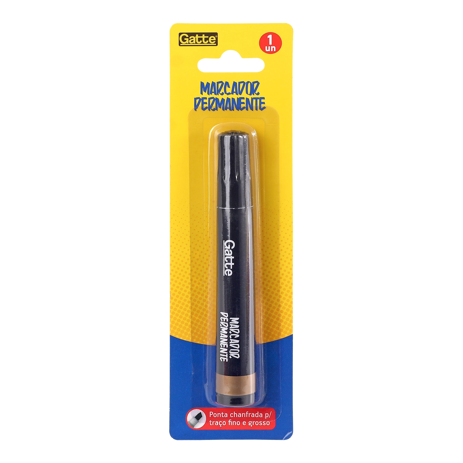 Marcador Permanente Preto Blister 10525 Make