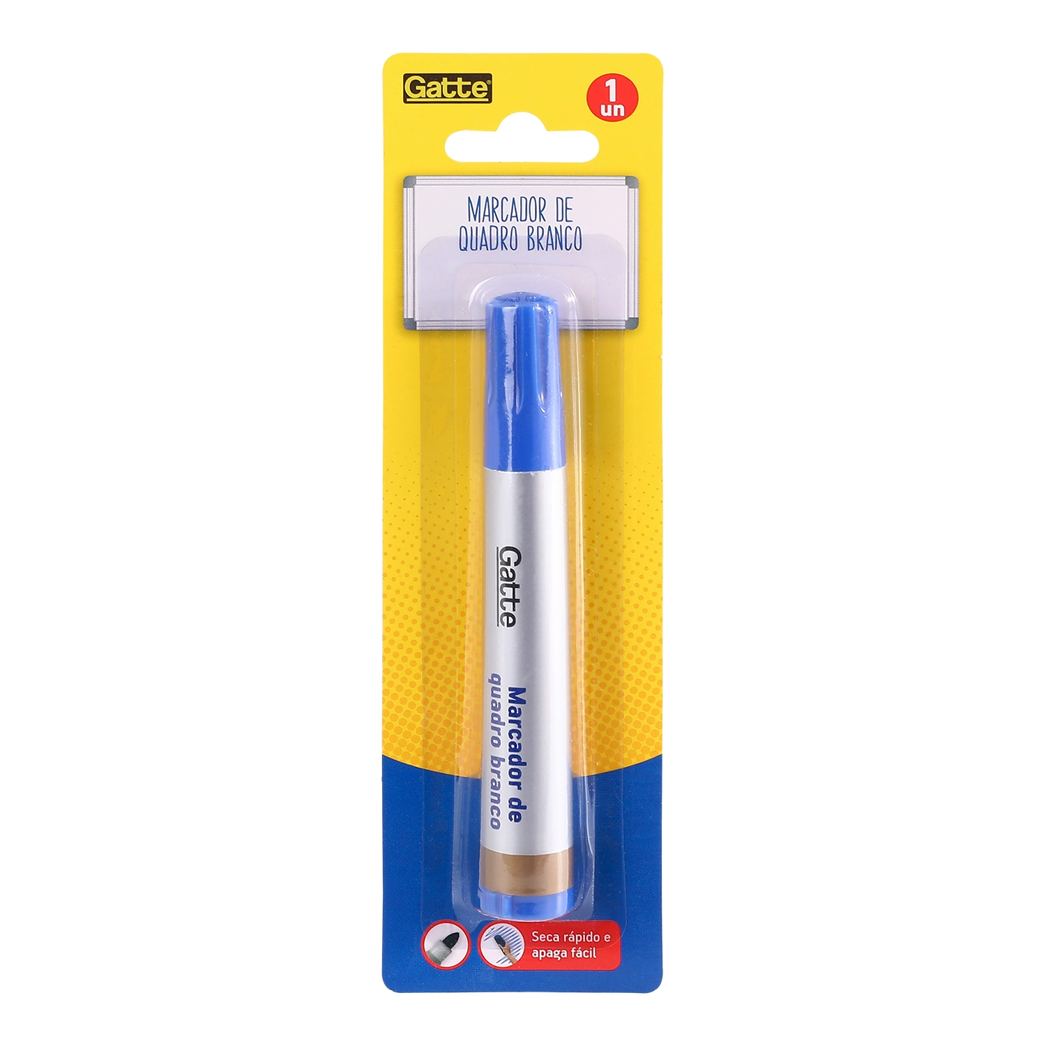Marcador Quadro Branco Azul 10528 Make