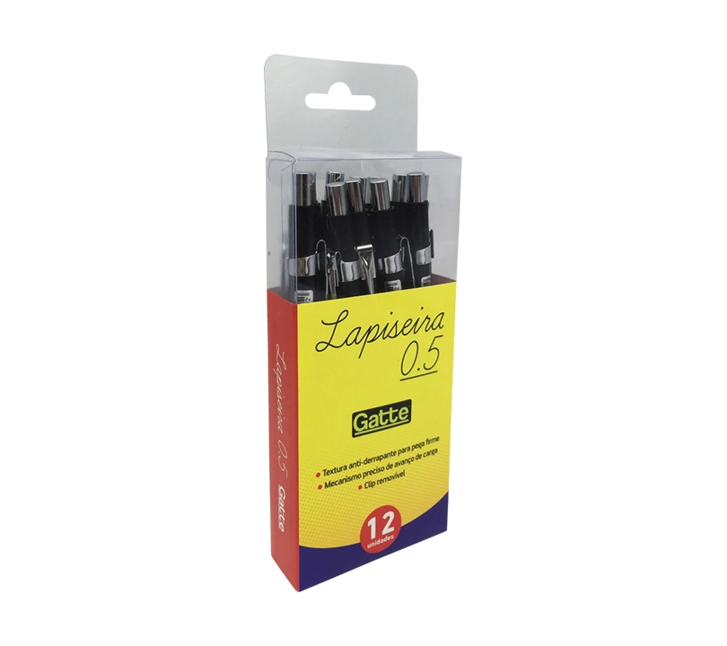 Lapiseira Tec 0,5 Preto Cx C/12 Gatte