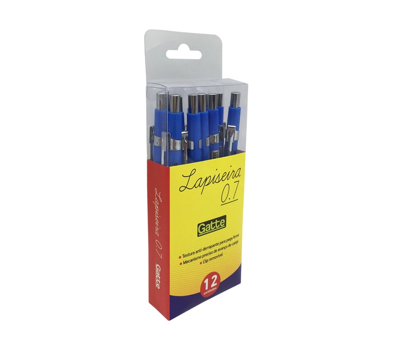 Lapiseira Tec 0,7 Azul Cx C/ 12 Gatte
