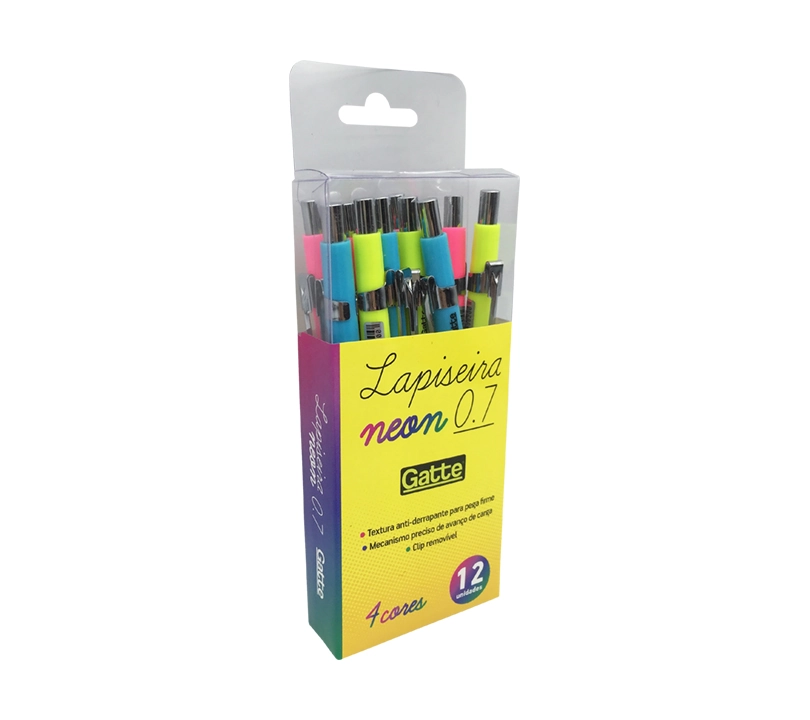 Lapiseira Tec 0,7 Neon Cx C/ 12 Gatte