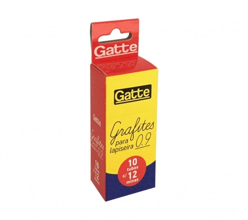Mina De Grafite 0,9 C/12 Minas Cx C/10 Tb Gatte