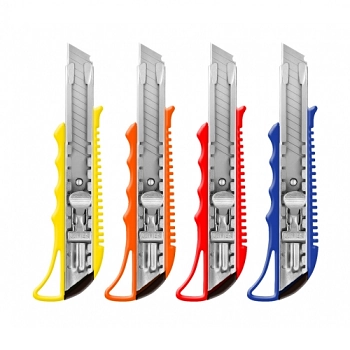 Estilete Metal Largo Blister Cx C/ 12 Gatte