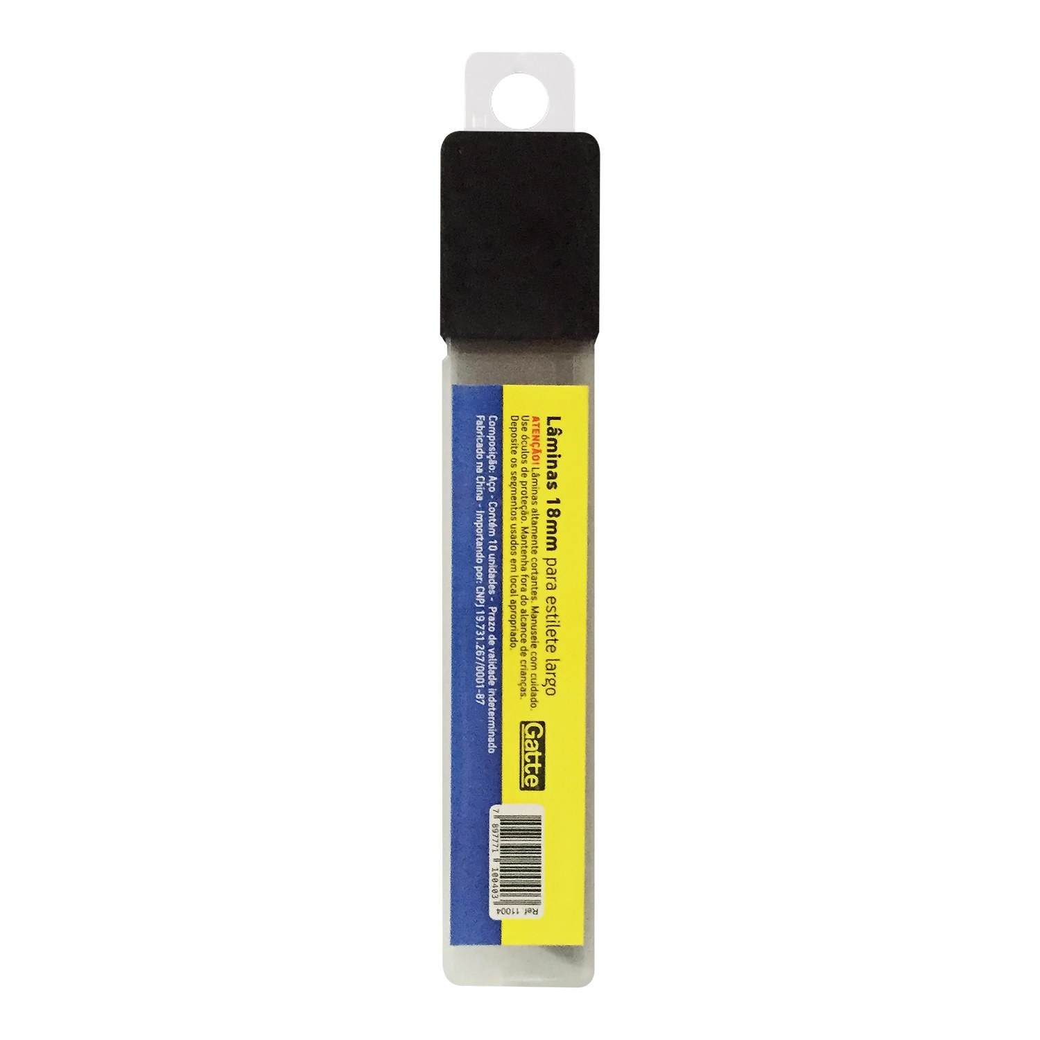 Lamina P/ Estilete 18mm C/10 Tb De 10 Lam Gatte