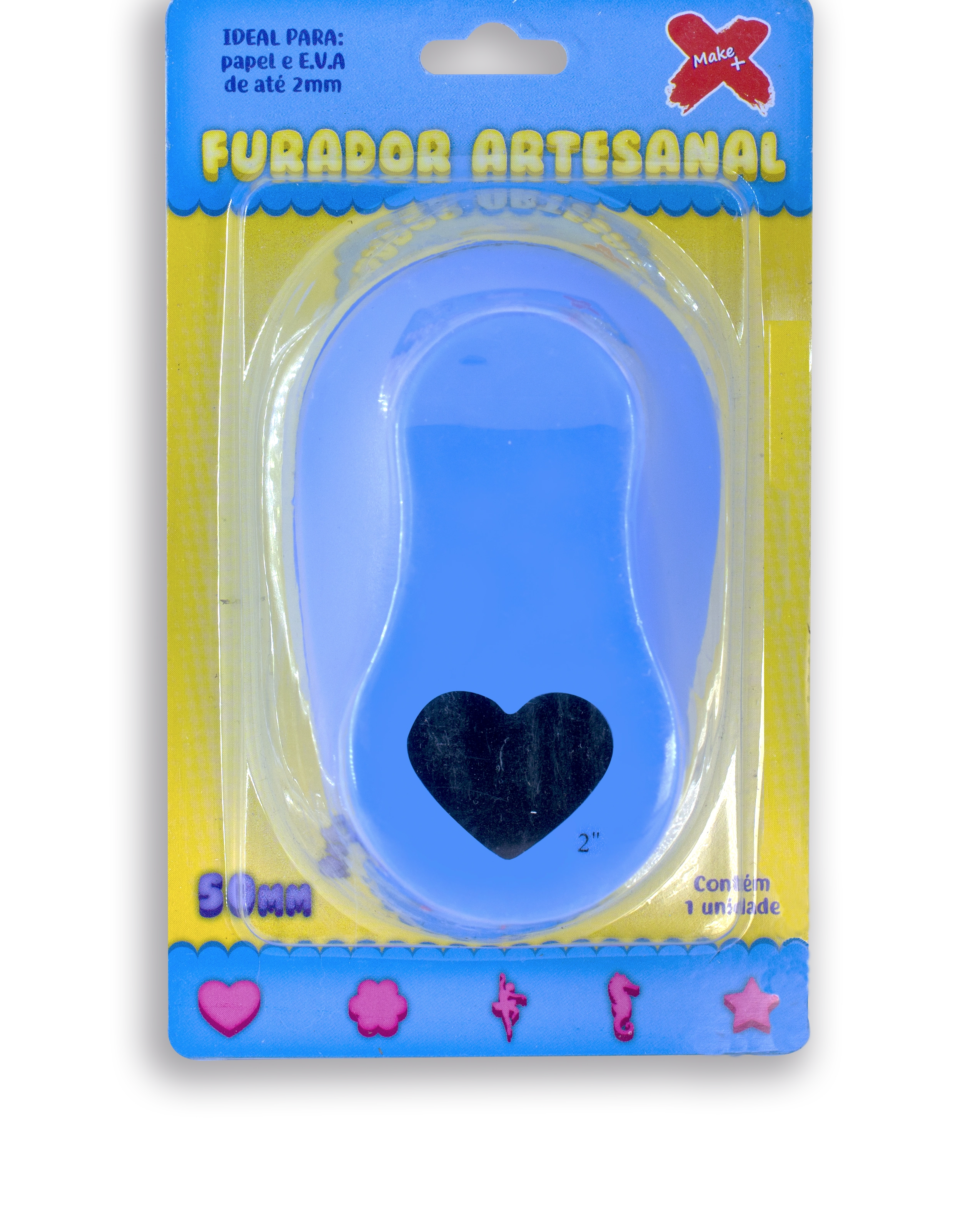 Furador De Eva 50mm Coracao Ref.12032 Gtx